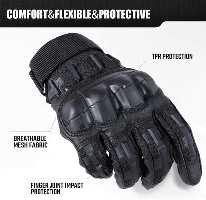 Gants De Moto - Ecran Tactile, Antidérapants, Protection Gants De Moto, Escalade, Motocross, Scooter Et Autres Sports De Plein Air