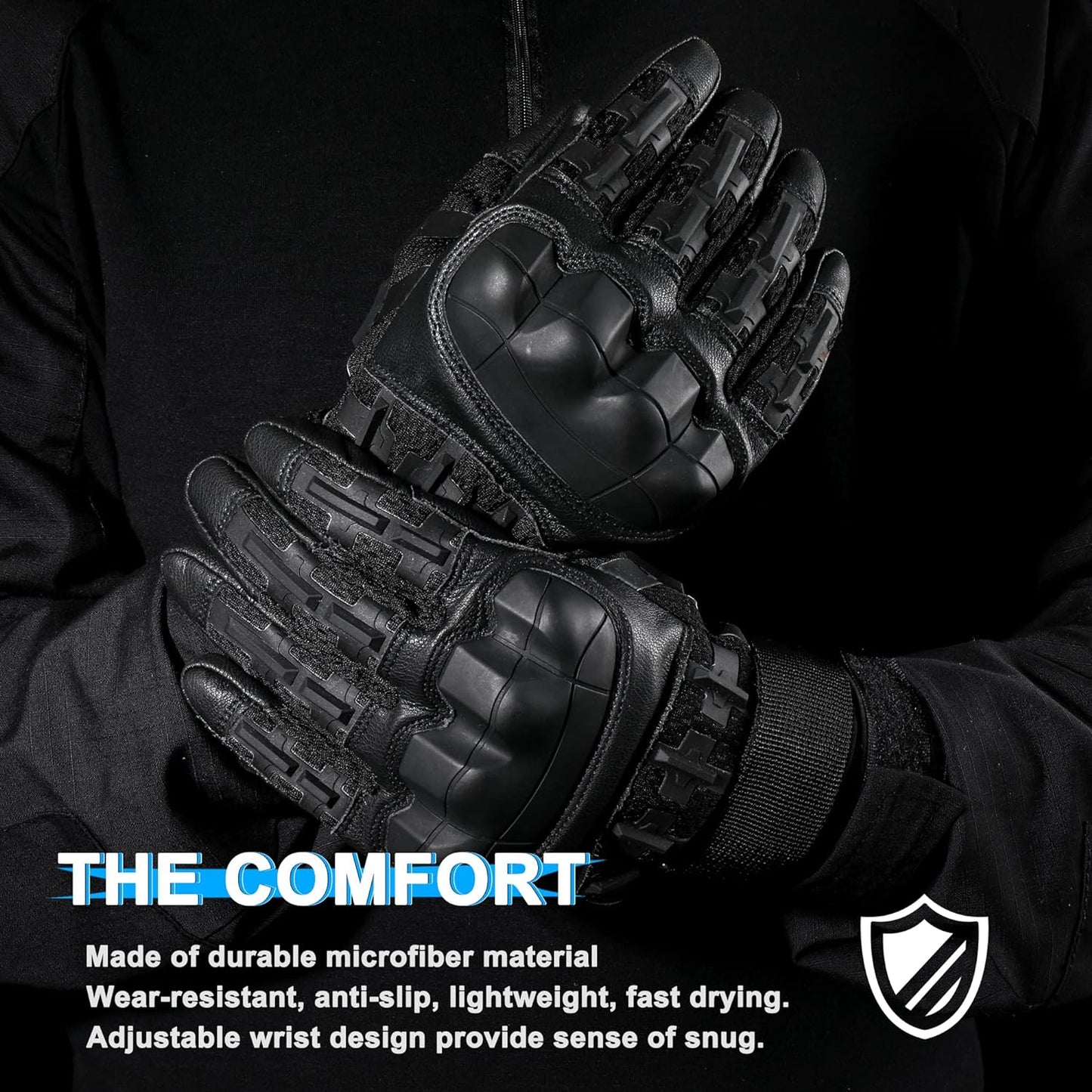 Gants De Moto - Ecran Tactile, Antidérapants, Protection Gants De Moto, Escalade, Motocross, Scooter Et Autres Sports De Plein Air