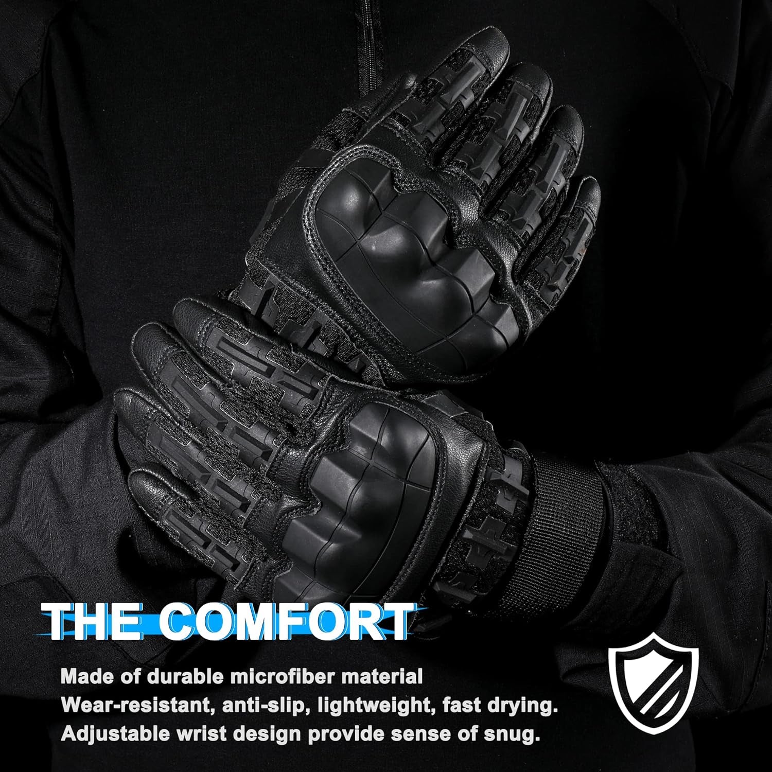 Gants De Moto - Ecran Tactile, Antidérapants, Protection Gants De Moto, Escalade, Motocross, Scooter Et Autres Sports De Plein Air